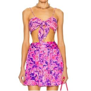 Rococo Sand Pink Bandeau Top